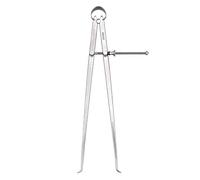 Starrett 73 a-12 Solid nut inside Spring a pinza, in acciaio, gamba piatta, 0 - 30,5 cm Range