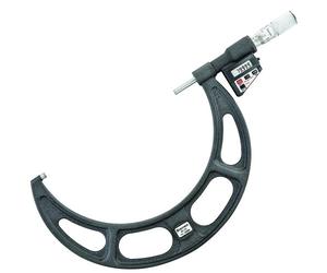 Starrett 733 mexflz-225 LCD fuori micrometro, attrito thimble, Lock nut, Carbide Faces, 200 - 225 mm Range, 0.001 mm Graduation, -0.005 mm accuracy
