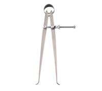 Starrett 73A8-73a-8 solido noce all'interno pinza a molla, in acciaio, gamba piatta, 0-6 "range