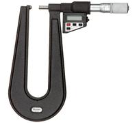Starrett 764 Axfl LCD lamiera micrometri, attrito thimble, Lock nut, Carbide Faces, 0 - 2,5 cm Range, 0 cm Graduation, Round incudine, senza custodia