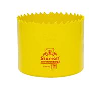 Starrett Sega a tazza per taglio profondo, DCH0256, bimetallica resistente, con denti extra in cobalto HSS, per metalli, legno, ghisa, fibra di vetro, materie plastiche, 59 mm