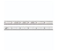 Starrett c303sr-6 semi-flexible Steel Rule with inch Graduations, 3R Style Graduations, larghezza 127 cm, lunghezza 15,2 cm, 3/10,2 cm, 1/spessore