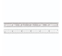 Starrett c304r-6 Full Flexible Steel Rule with inch Graduations, 4R Graduations, larghezza 162,6 cm, lunghezza 15,2 cm, 1/5,1 cm, 1/spessore