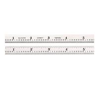 Starrett c309r-6 Full Flexible Steel Rule with inch Graduations, 9R Graduations, larghezza 162,6 cm, lunghezza 15,2 cm, 1/5,1 cm, 1/spessore