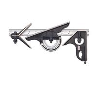 Starrett C435 - 12 - 4R combination set, capi in ghisa, cromo satinato, lama 30,5 cm 4R grad,