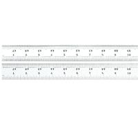Starrett c607r-48 Spring tempered Steel Rule with inch Graduations, 7R Style Graduations, lunghezza 121,9 cm, larghezza 1 - 1/10,2 cm, 3/162,6 cm spessore