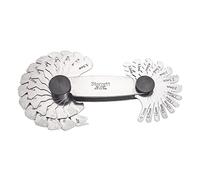 Starrett Calibro passo vite 159M con dispositivo di bloccaggio, filettatura 60°, 0,5-11,5 mm TPI, 28 foglie