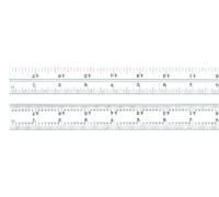 Starrett CB48 - 4R combination Square Blade with inch Graduations, Sets and Bevel Protractors, finitura cromata satinata, 4R Graduation, 2,5 cm larghezza, 3/81,3 cm, spessore 121,9 cm, taglia