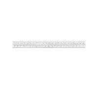 Starrett CB600 - 36 combinazione lama quadrata con pollici e mm Graduations, Sets and Bevel Protractors, 25 mm di larghezza, 2.4 mm di spessore, 600 mm Dimensioni