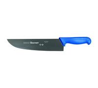 Starrett Coltello da Cucina in Acciaio Inox Dello Chef, Ampio Profilo Dritto, 12 Pollici (300 mm), Manico Blu (BKL303-12)