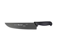Starrett Coltello da Cucina in Acciaio Inox Dello Chef, Profilo Curvo Stretto, 12 Pollici (300 mm), Manico Nero
