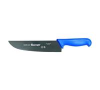 Starrett Coltello da Cucina in Acciaio Inox Dello Chef, Profilo Dritto Largo, 10 Pollici (250 mm), Manico Blu (BKL303-10)