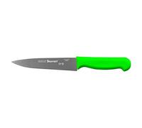 Starrett Coltello da Cucina in Acciaio Inox Dello Chef, Stretto Triangolare da 6 Pollici (150 mm), Manico Verde (BKG302-6)