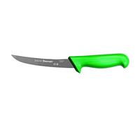 Starrett Coltello da Disossamento da Cucina in Acciaio Inox Dello Chef, Profilo Curvo Stretto, 6 Pollici (150 mm), Manico Verde (BKG106-6)