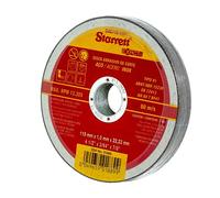 Starrett Dischi per taglio e taglio in ossido di alluminio, 115 x 1 mm, foro 22 mm, confezione da 12 dischi per metallo e plastica