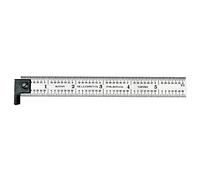 Starrett h604r-6 Spring tempered Steel Rule with inch Graduations reversibile con gancio, larghezza 162,6 cm, lunghezza 15,2 cm, 3/10,2 cm, 3/spessore