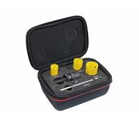 Starrett Holesaw Kit 8 Pezzi Kwik Modifica da Elettricista 20, 25, 32mm KFC03051
