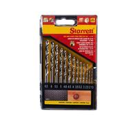 Starrett HSS Split Punto Metallo Set Punte Trapano 13 Pezzi IN Caso STRKSDHSP13