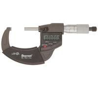Starrett LCD 796 x rl-2 esterno micrometro, Ratchet stop, dado di bloccaggio, Carbide Faces, 1 - 5,1 cm Range, 0 cm "Graduation, precisione