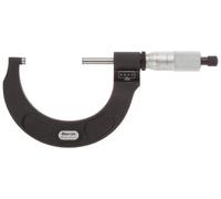 Starrett Micrometro digitale 216MXRL-50, arresto a cricchetto, dado di bloccaggio, facce in carburo, gamma 25-50 mm, graduazione 0,01 mm, precisione +/- 0,002 mm