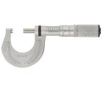 Starrett Micrometro esterno 230RL, arresto a cricchetto, dado di bloccaggio, intervallo 0-1 pollice, graduazione 0 pollici, precisione +/-0 in