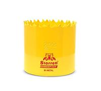 Starrett Sega a tazza per taglio profondo, DCH0256, bimetallica resistente, con denti extra in cobalto HSS, per metalli, legno, ghisa, fibra di vetro, materie plastiche, 59 mm