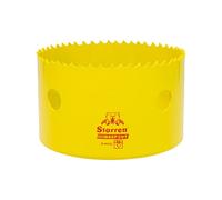 Starrett Sega a tazza per taglio profondo, DCH0358, bimetallica resistente, con denti extra in cobalto HSS, per metalli, legno, ghisa, fibra di vetro, materie plastiche, 92 mm