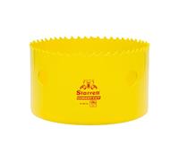 Starrett Sega a tazza per taglio profondo, DCH0378, bimetallica resistente, con denti extra in cobalto HSS, per metalli, legno, ghisa, fibra di vetro, materie plastiche, 98 mm