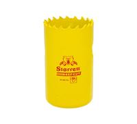 Starrett Sega a tazza profonda, DCH0112, bimetallica resistente, con denti extra in cobalto HSS, per metalli, legno, ghisa, fibra di vetro, materie plastiche, 38 mm