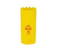Starrett Sega a tazza profonda, DCH0118, bimetallica resistente, con denti extra in cobalto HSS, per metalli, legno, ghisa, fibra di vetro, materie plastiche, 29 mm