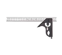 Starrett Squadra combinata con elemento angolare, sistema metrico, 300 mm - 11MH-300