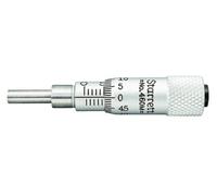 Starrett Testa micrometrica da 460 MB, gamma 0-13 mm, graduazione 0,01 mm, precisione +/-0,002 mm, ditale semplice, lunghezza mandrino 16 mm