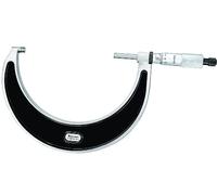 Starrett V226MXRL-75 Micrometro esterno, arresto a cricchetto, dado di bloccaggio, facce in carburo, gamma 50-75 mm, graduazione 0,001 mm, precisione +/- 0,002 mm