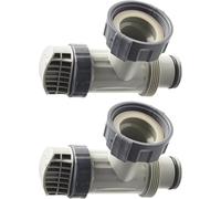 StarRing 1/2 Confezione Valvole a Stantuffo per Piscina, per Intex 10747 Pompa Filtro a Stantuffo per Piscina Grande 28635EG 28633EG 28671EG, Assemblaggio Valvole a Stantuffo, per Accessori per