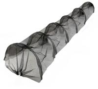 StarRing 300 x 45 x 45 cm, tunnel per la coltivazione del giardino, tunnel per piantare il giardino, protezione per piante serra, protezione da giardino (rete nera)