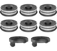 StarRing 4/8/12 pezzi di ricambio per bobine e copertura per bobine Einhell GC-ET 4530 3405685, accessori per decespugliatore, linea e cappuccio per bobine di erba autoalimentazione (8 pezzi)