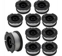 StarRing Bobine di ricambio per decespugliatore Black & Decker BESTA525, BESTA528, BESTA530, BESTE630, BD032, 10 pezzi, 10 pezzi