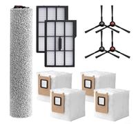 StarRing Kit di accessori per aspirapolvere Eufy per robot Omni E25/E28, 1 spazzola a rullo, 4 spazzole laterali, 2 filtri, 4 sacchetti per la polvere, 11 pezzi