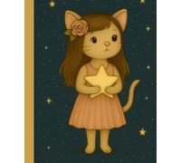 Starry Cat Notebook: A gentle notebook for kids who love stars, cats and creativiy