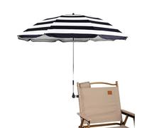 STARRY CITY Ombrelli per sedie con morsetto universale regolabile, parasole per patio, spiaggia, sedie a rotelle e golf cart (striscia B)