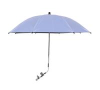 STARRY CITY Ombrello per Bambini Ombrellon con Clamp,75cm Ombra per Clamp-On, con Clip Fixing Device UPF 50+,Ombrelini parasole per di Patio, Passeggini (viola)