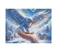Starry Cloud Bald Eagle Puzzle 500 Pezzi Rompicapo Per Ragazzi Magical Cosmic Creatures Gioco Educativo Sfida Intelligenza Creativa Idea Regalo Per Figlio A Natale 500 PCS