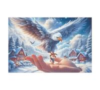 Starry Colorful Bald Eagle Puzzle 1000 Pezzi Gioco Educativo Familiare Magical Cosmic Creatures Per Ragazzi E Adulti Intelligenza Creativa Rilassamento Idea Regalo Per Figlio A Natale 1000 PCS