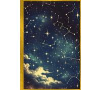 Starry Constellations in the Night Sky: Lined Writing Notebook, Memory Journal or Diary I 120 pages