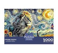 Starry LionMaster-Level Jigsaw Puzzles for Adults Embark on A 1000-Piece Advanced And Challenging Puzzle Games Journey - Positioned As The Ultimate Gift Jigsaw Puzzles for Adults And Kids Age 12 Year