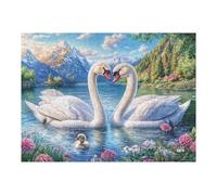 Starry Magic Black Cat Rompicapo 500 Pezzi Lago Di Como Per Adulti Cute Pets Warm The Heart Cartone Opaco Incastro Perfetto Per Regalo Di Compleanno Da Passatempo Qualità Premium 500 PCS