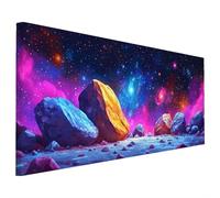 Starry Night Diamond Painting Adulti, 5D Diamantini Crystal Art Quadri Diamond Painting Sogno Motivo, Grande Pittura Diamante Kit Fai Da Te Adulti 140x60cm, Decorazioni Parete Casa, Regalo Donna V-21