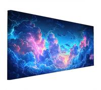 Starry Night Diamond Painting Adulti, 5D Diamantini Crystal Art Quadri Diamond Painting Sogno Motivo, Grande Pittura Diamante Kit Fai Da Te Adulti 70x30cm, Decorazioni Parete Casa, Regalo Donna F-87