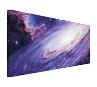 Starry Night Diamond Painting Adulti, 5D Diamantini Crystal Art Quadri Diamond Painting Sogno Motivo, Grande Pittura Diamante Kit Fai Da Te Adulti 110x50cm, Decorazioni Parete Casa, Regalo Donna G-25
