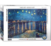 Eurographics - Puzzle Vincent van Gogh: Notte stellata sul Rodano, 1888 - 1000 Pezzi